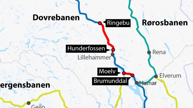 Flere ras og store vannmengder – vet fortsatt ikke når Dovrebanen kan åpne igjen