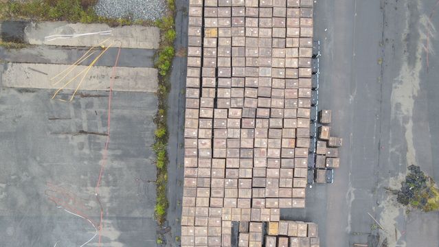 Elbil-batteriberget i Spydeberg er fjernet