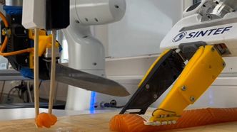 Illustrasjon av Denne roboten multitasker som en sushikokk