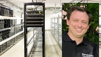 Illustrasjon av Kundeflukt felte datasenter