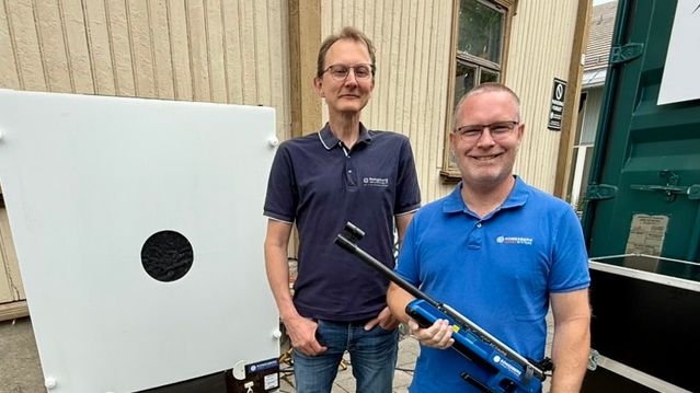 Skjøt blink med elektroniske målskiver