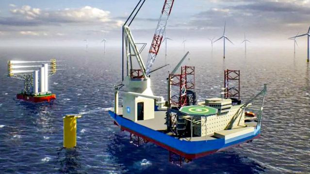 Maersk dropper spesialskip for milliarder til havvindparker i USA