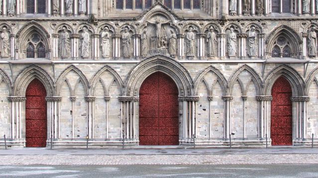 Slik blir de nye dørene til Nidarosdomen