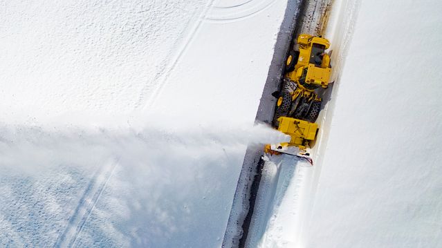 Tester fjernstyrt brøyting av fjellovergang