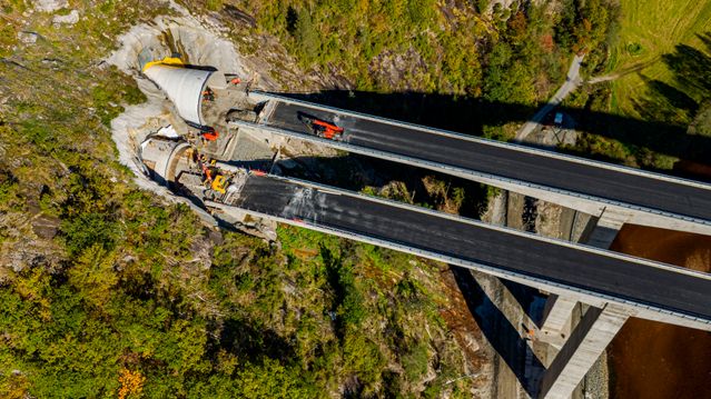 Det aller vanskeligste: Der bruene møter tunnelene i stupbratt terreng