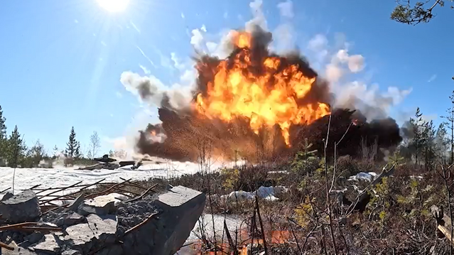 Faren over i Elverum – bomben er desarmert og området er trygt