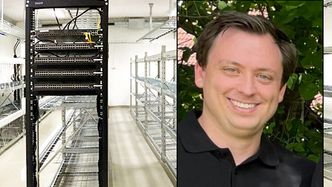 Illustrasjon av Kundeflukt felte datasenter