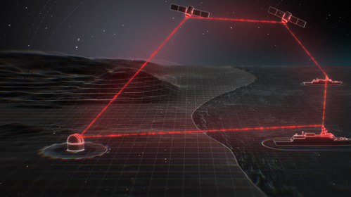 Illustrasjon av – Blir som en fiberkabel til verdensrommet