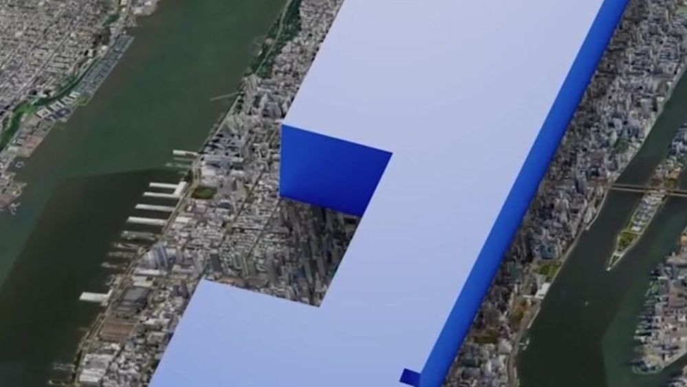 Illustrasjon av Nesten like stort som Manhattan