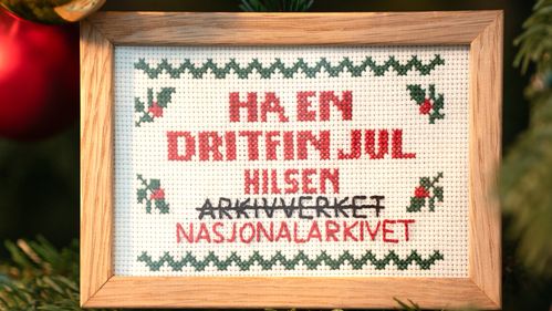 Illustrasjon av Slutt for Arkivverket