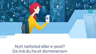 Illustrasjon av Norske nettsider som slutter med .no er tryggest i verden