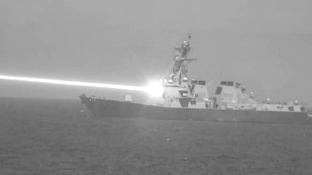 USAs marine tester laservåpen 