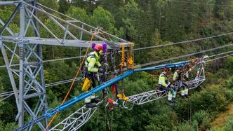 Illustrasjon av Ett utslippstall dekker ni budområder i to land