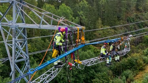 Illustrasjon av Ett utslippstall dekker ni budområder i to land