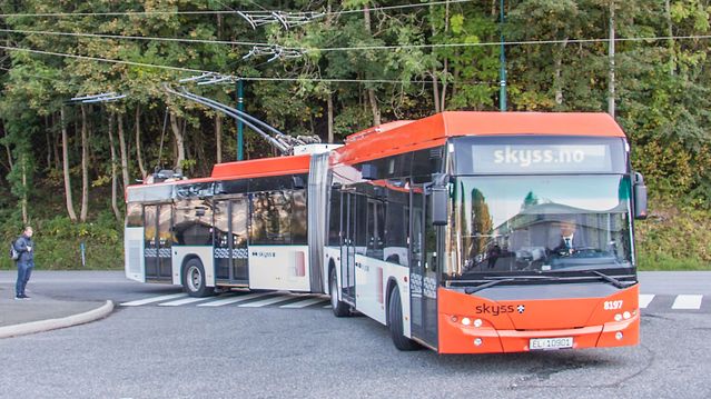 Legger ned landets eneste trolleybuss