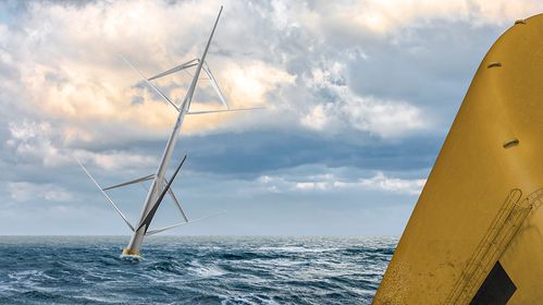 Illustrasjon av Taiwan vil teste norsk havvindturbin