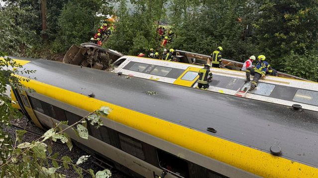 Tre omkom i togulykke i Sør-Tyskland