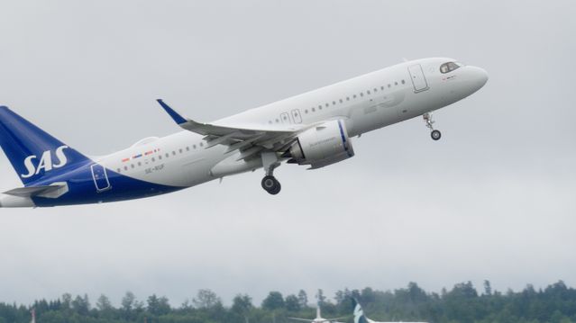 Første fly klart: SAS-flyene får skikkelig internett på Sola