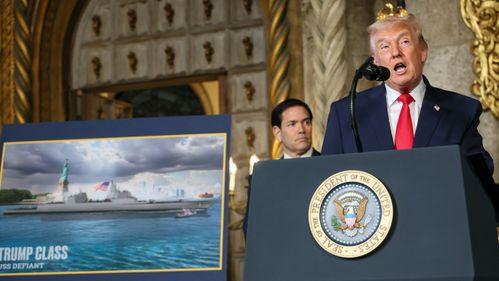Illustrasjon av Trumps digre slagskip vil koste enda flere milliarder