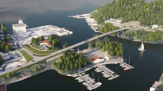 Illustrasjon av Disse skal kjempe om få bygge bru til 450 millioner