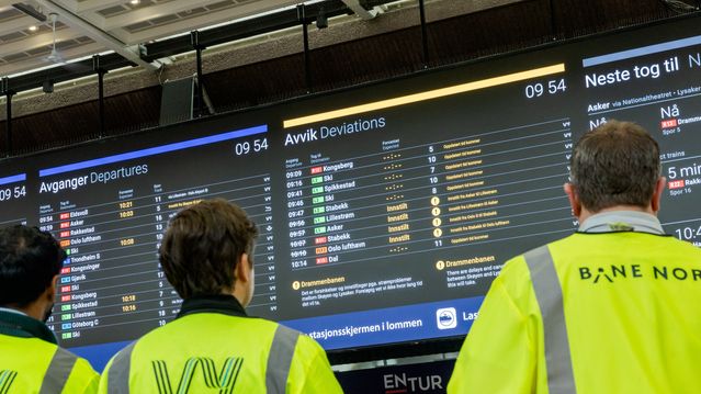 Nok en krisemåned på jernbanen: Nådde bare målet én gang i hele august