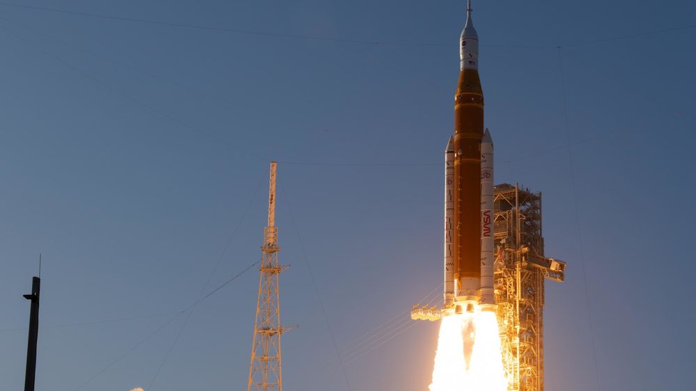 Illustrasjon av – Amerikanerne kommer ikke til månen uten Europa