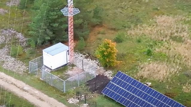 Gir solenergi til en fjerdedel av basestasjonene