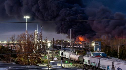 Illustrasjon av Fly mistet venstre motor på rullebanen