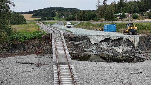 Gjenoppbygging av Nordlandsbanen i gang – tidligst ferdig sommeren 2026