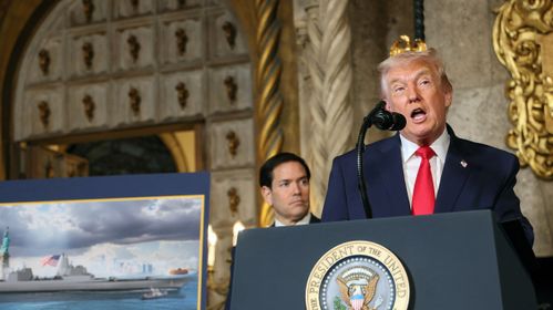 Illustrasjon av Trumps digre slagskip vil koste enda flere milliarder
