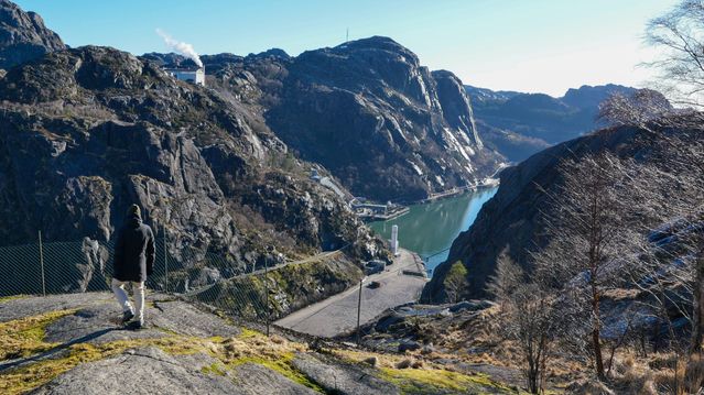 Majestetisk utsikt får monumentalt toalett