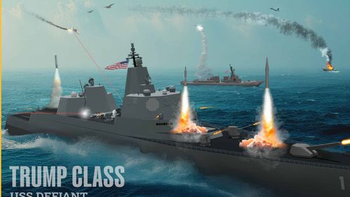 Illustrasjon av Trump lover tidenes mest slagkraftige krigsskip