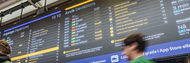 Illustrasjon av – Har latt jernbanen forfalle