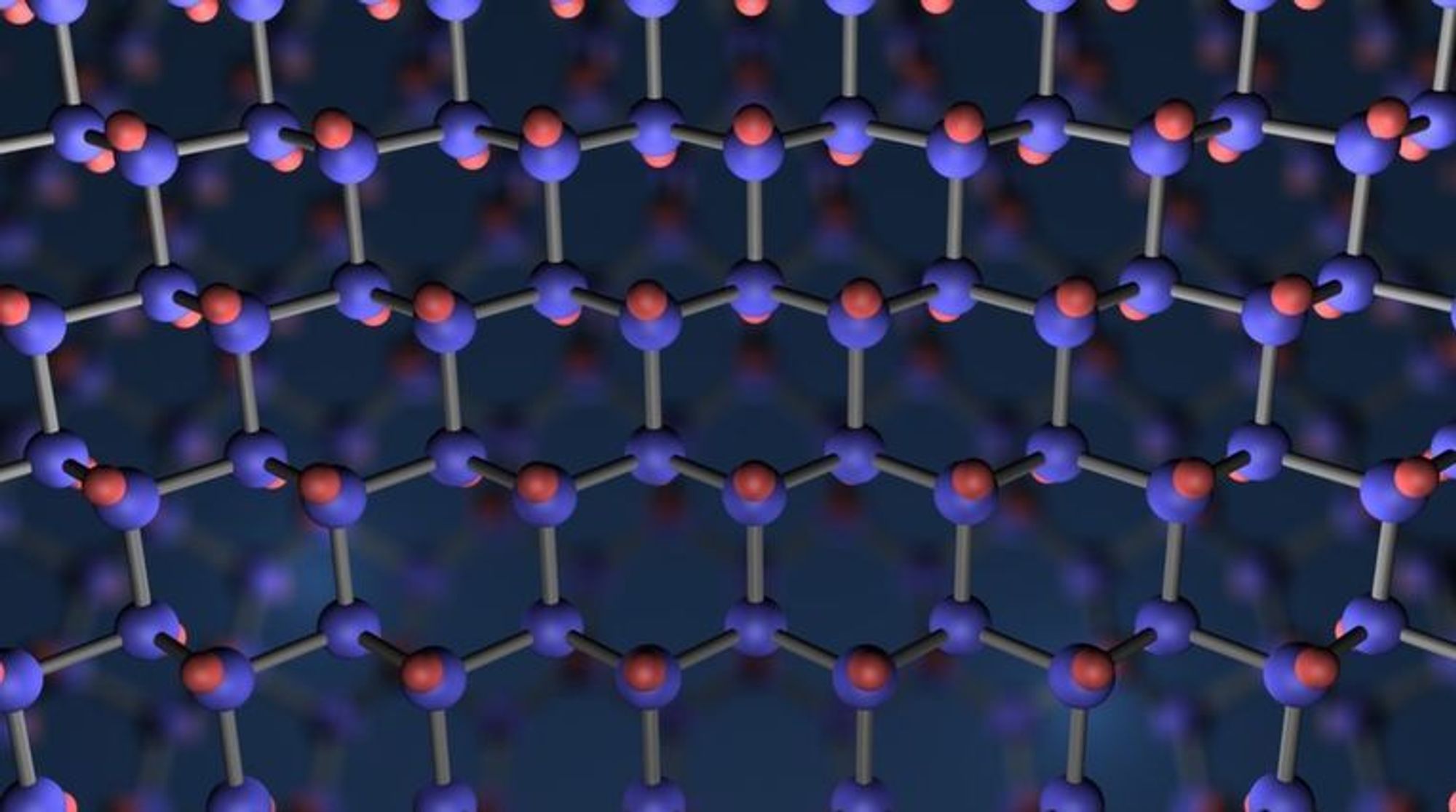 Grafén består av karbonmolekyler som er bare ett atom tykke.