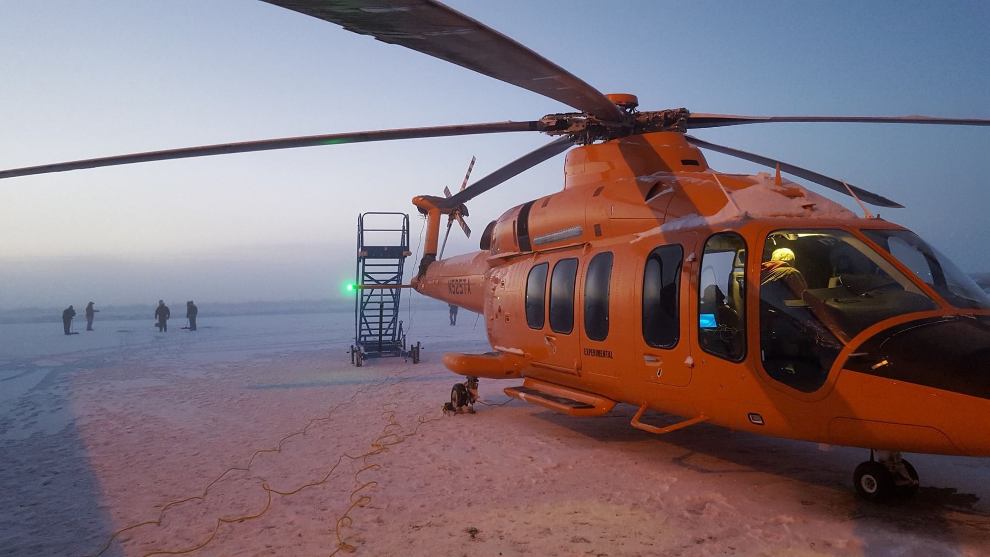 Bell har fire 525 Relentless-helikoptre som brukes til testing.