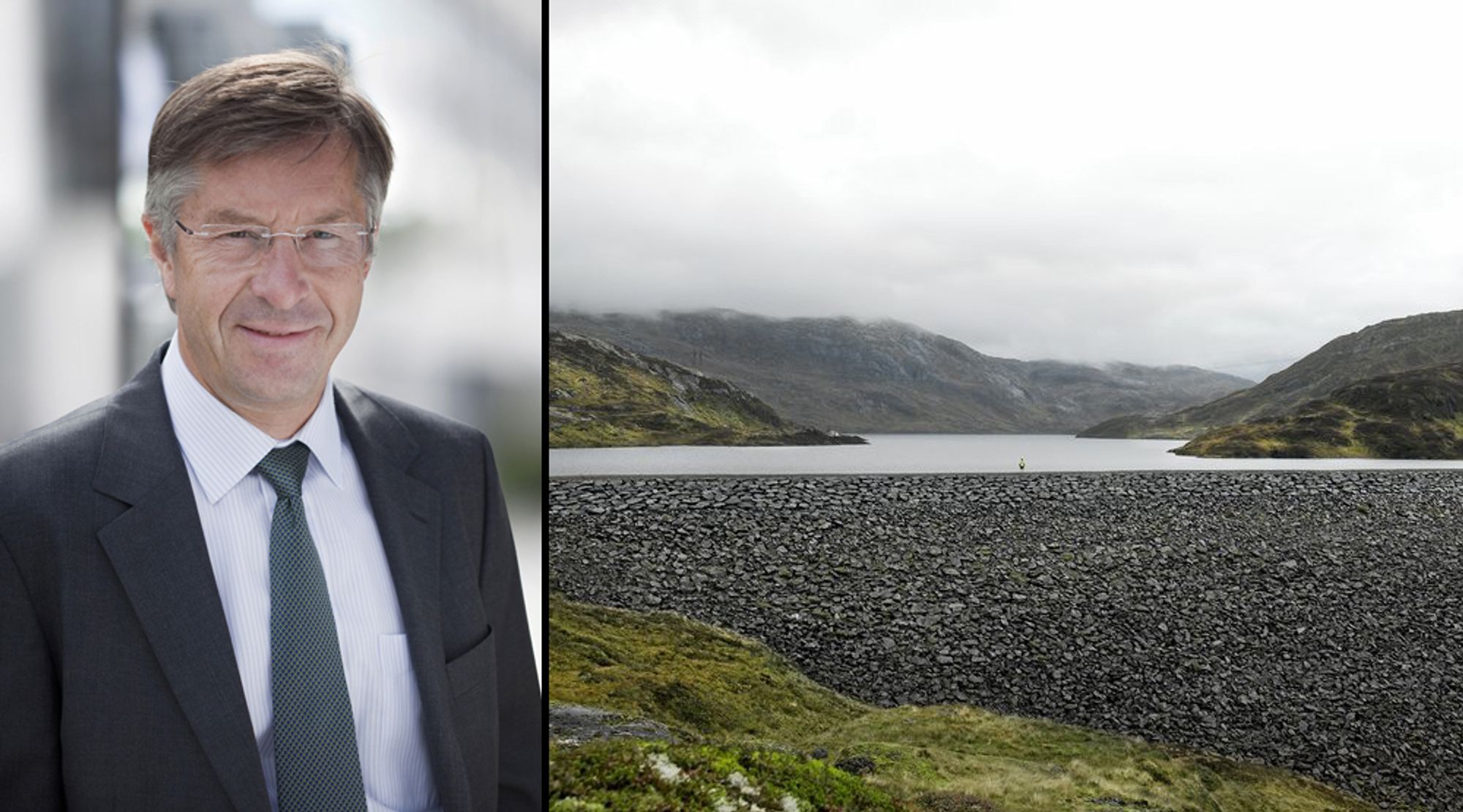 Evnen til å lagre og regulere energi må få en større verdi når kraftsystemet gradvis fylles av mer væravhengig energi, mener sjefen i SN Power, Torger Lien. Bildet er fra Askjellsdalsvatnet i Vaksdal, Hordaland, som er regulert som magasin for Evanger kraftverk.