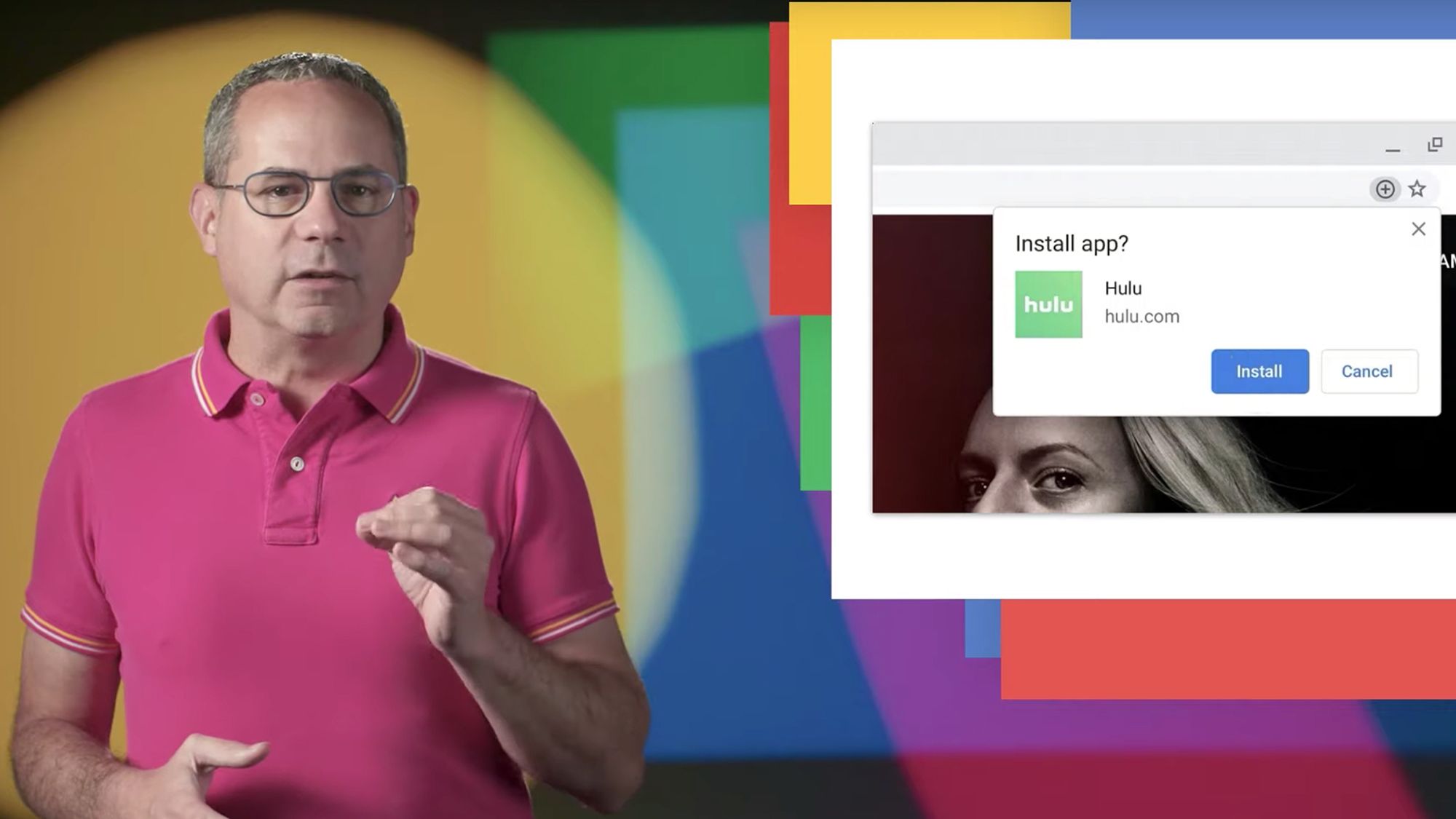 Pete LePage i Google forteller i en Youtube-video om nyhetene i Chrome 76.