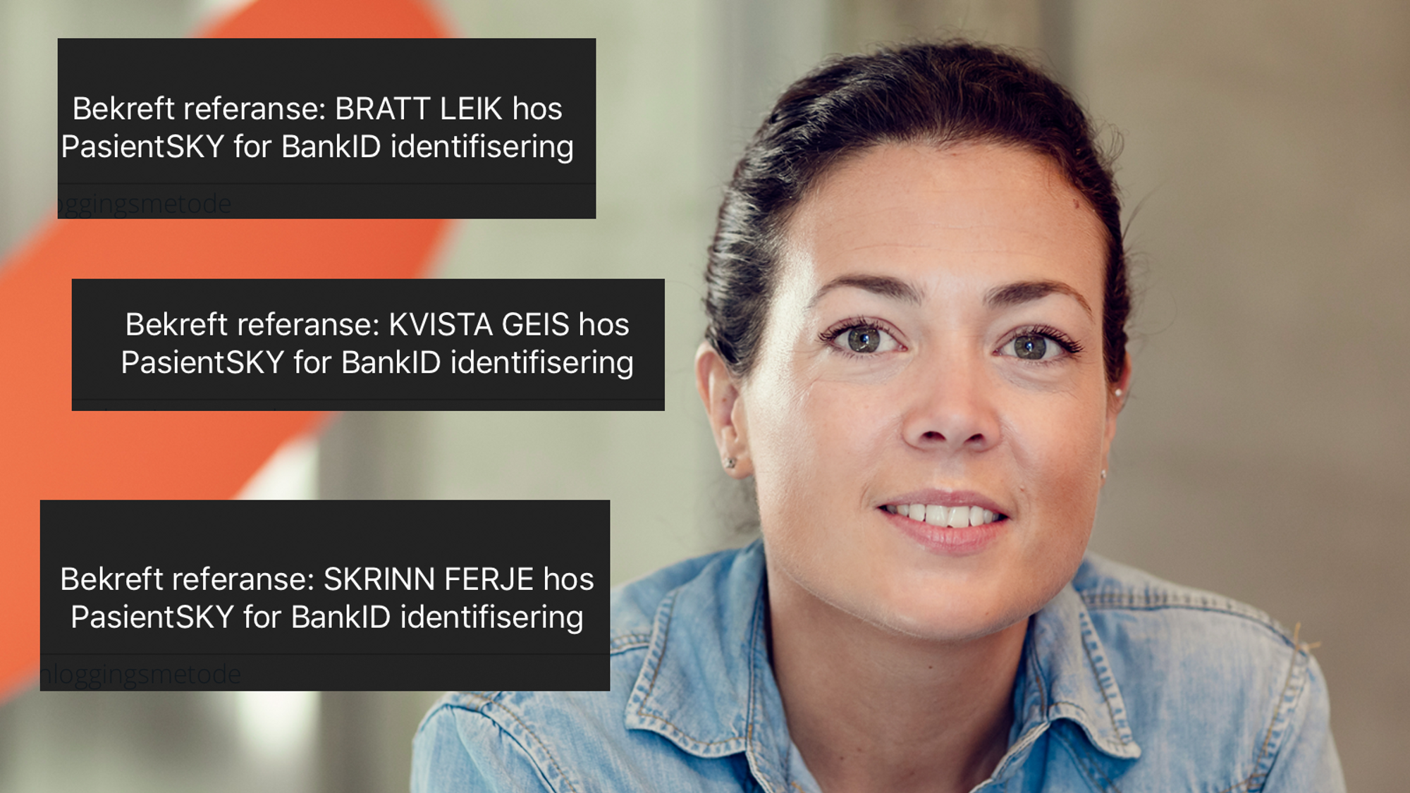 Hanne Kjærnes, kommunikasjonssjef i Vipps, merker at folk er opptatt av BankID på mobil.