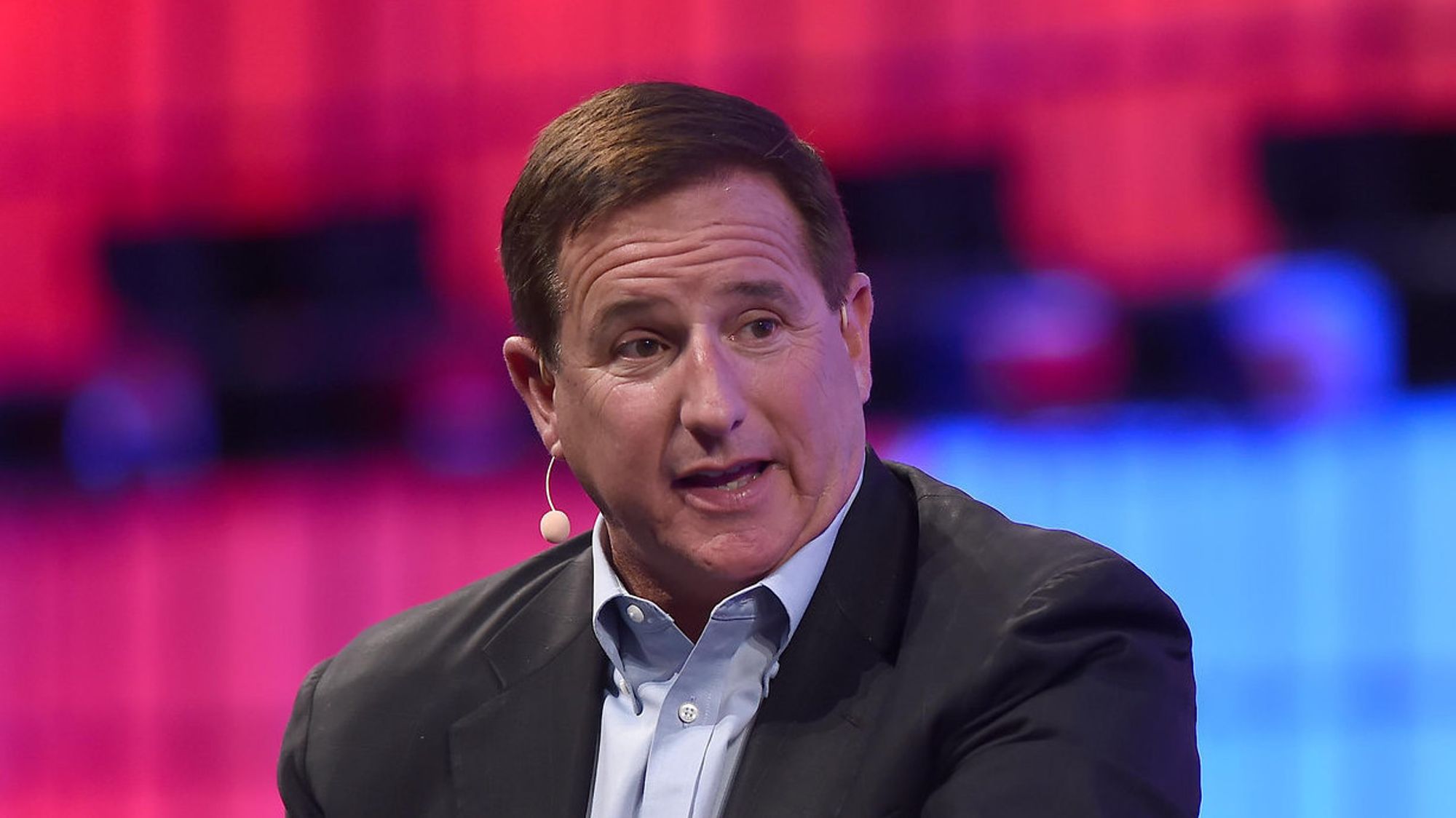 Mark Hurd under et intervju på Web summit-konferansen i Lisboa 2017.