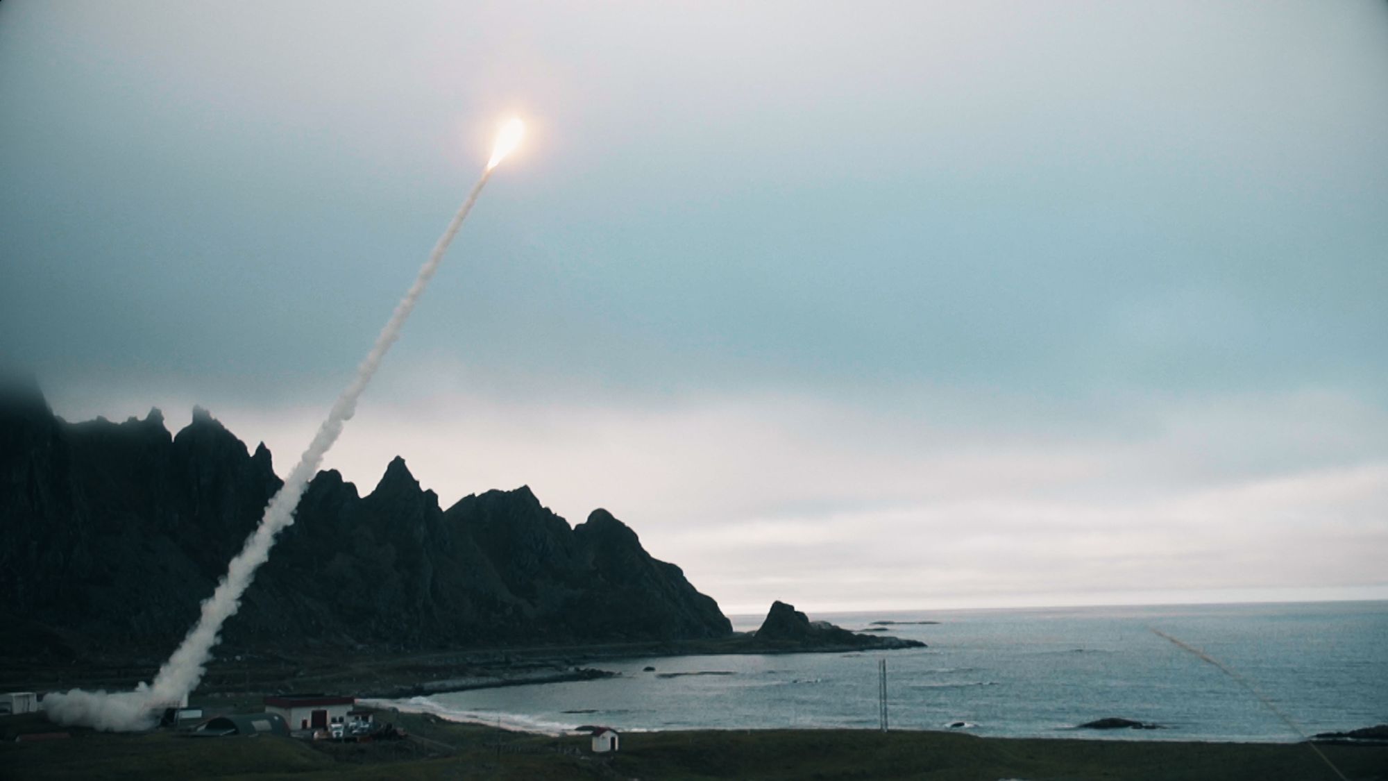 Fra testfyringa av GLSDB på Andøya i slutten av september.