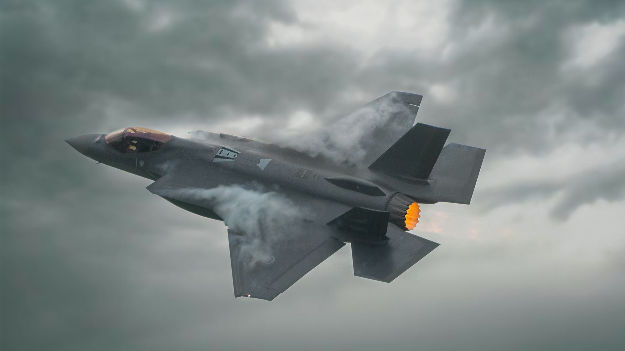 Norsk F-35A under Kjeller Airshow 2019