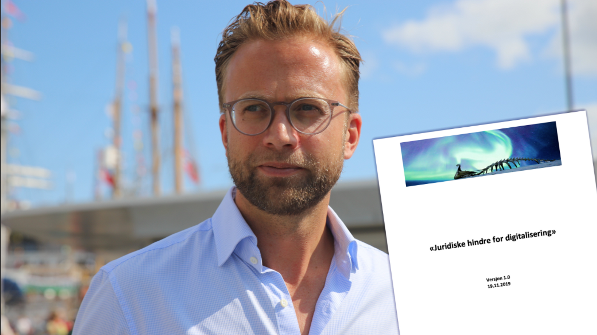 Digitaliseringsminister Nikolai Astrup (H) har flere juridiske utfordringer å løse før han kan gjennomføre regjeringens digitaliseringsstrategi frem mot 2025. Det skriver en ekspertgruppe fra Norstella og Den norske dataforening i en fersk rapport som ministeren nå har fått på bordet.