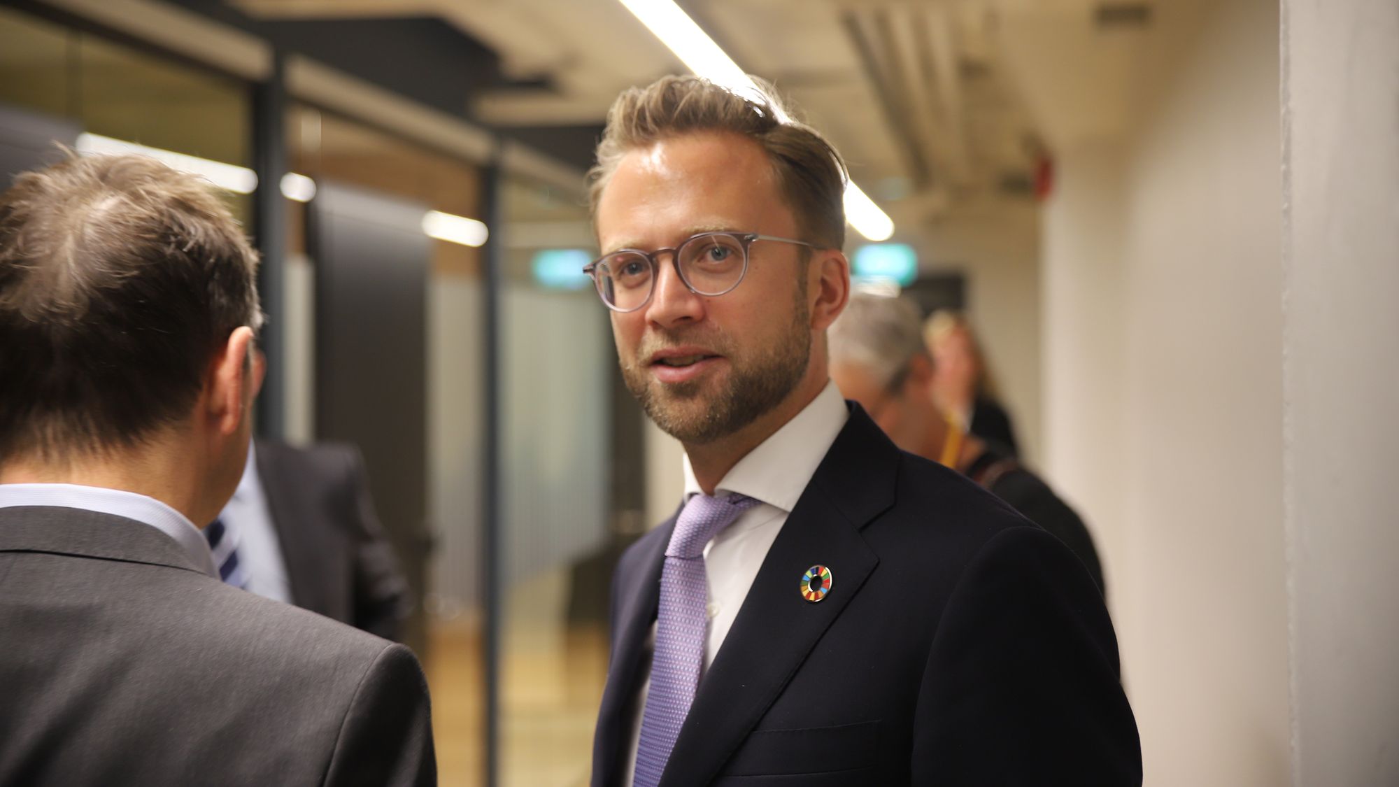 Digitaliseringsminister Nikolai Astrup (H) la tirsdag frem regjeringens nasjonale strategi for kunstig intelligens. Bildet er tatt ved en annen anledning. 