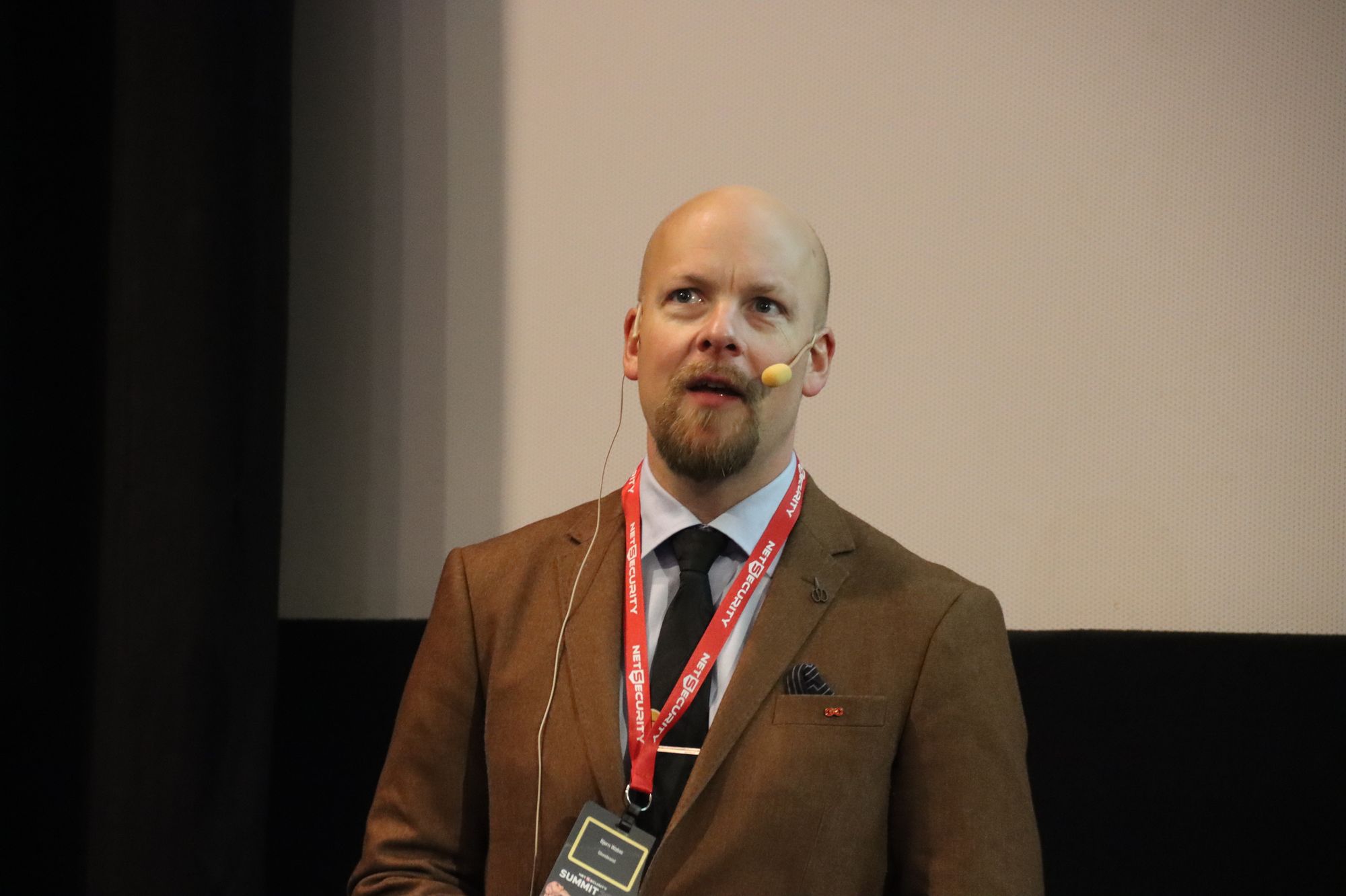 Bjørn Richard Watne under Netsecurity Summit 2020.