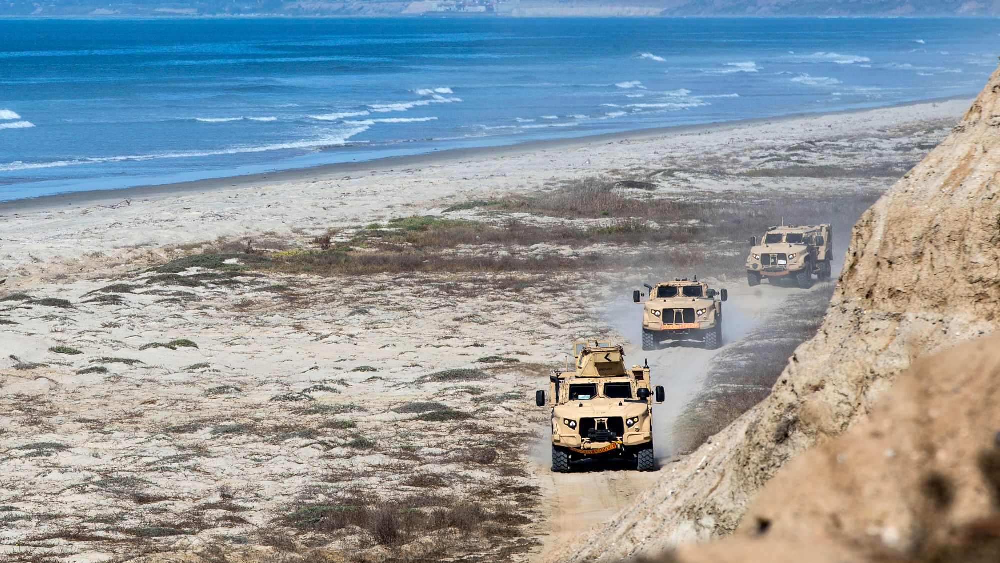 JLTV-kursing i California i oktober 2019.