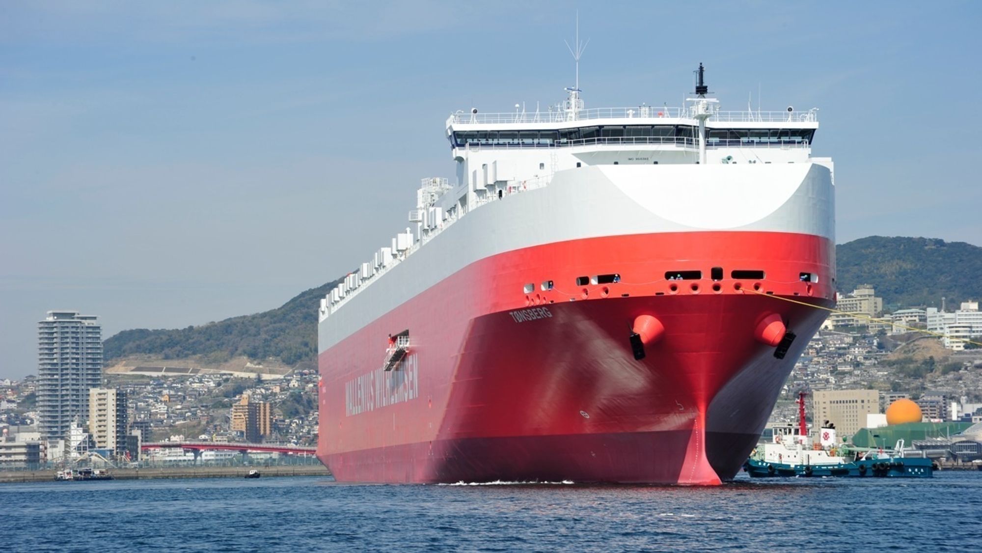 Wallenius Wilhelmsen har en flåte på 125 skip, deriblant MV Tønsberg.  