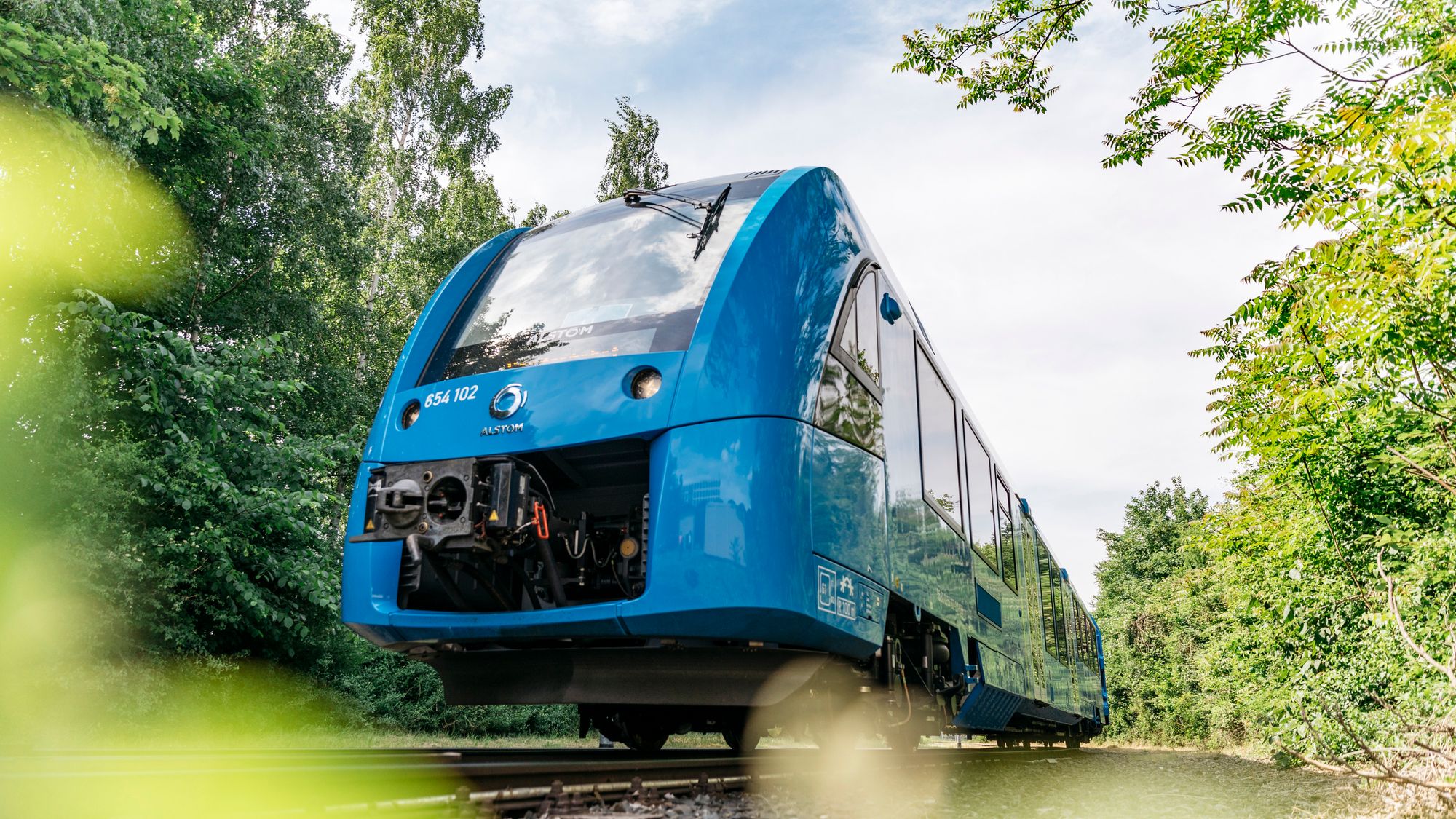 Hydrogentoget Coradia iLint kjøres i dag i den tyske delstaten Niedersachsen.