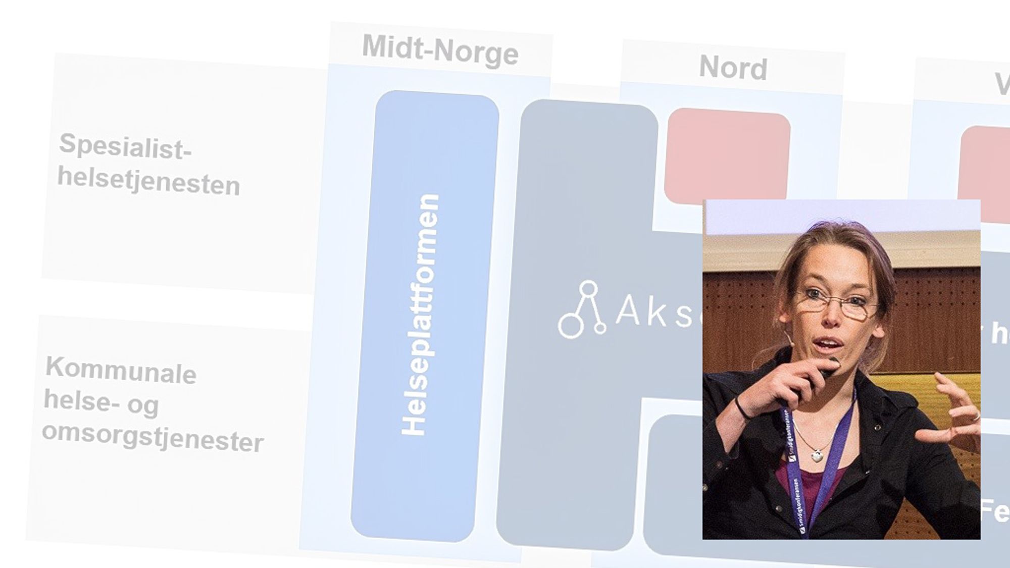 Helsedirektør Bent Høie og direktør for e-helse-direktoratet Christine Bergland svarer ikke på kritikken mot Akson, mener Gorman. 