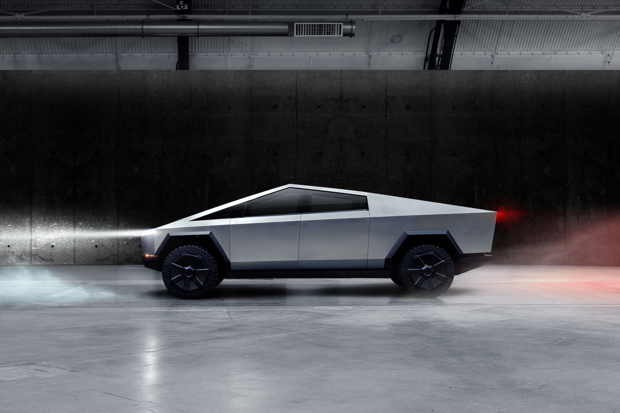 Tesla Cybertruck ble ikke den suksessen som Tesla forventet. Tesla/Handout via REUTERS.