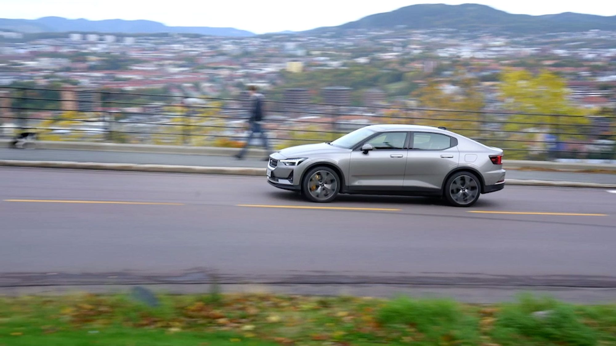 Test av elbilen Polestar 2. 